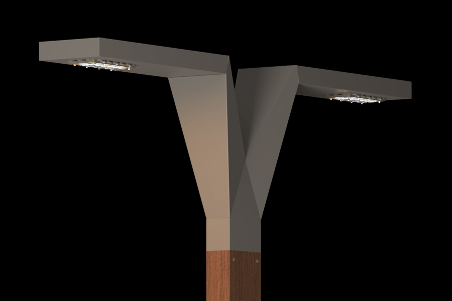 Wooden Lighting Poles
